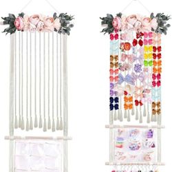 Hair Bows & Storage With Hooks