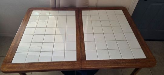 Tile top table
