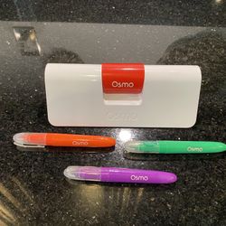 OSMO Genius iPad Expansion Learning Game Base, Red Mirror Reflector & 3 Pens