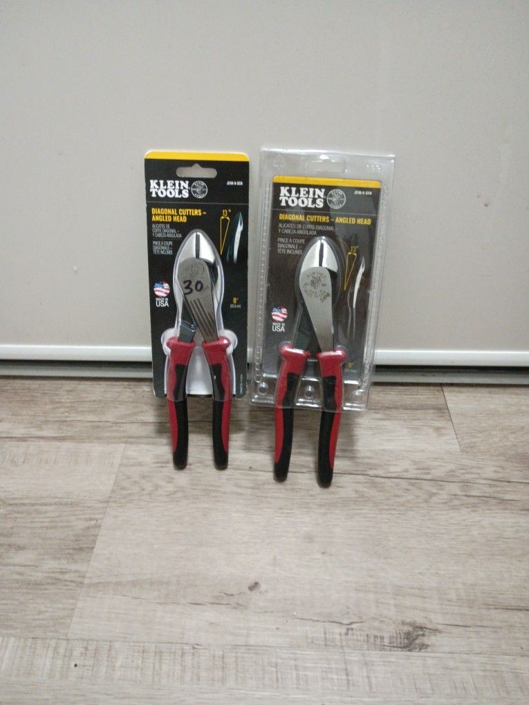 Klein Tools.  Diagonal Cutters  Angled  Head 