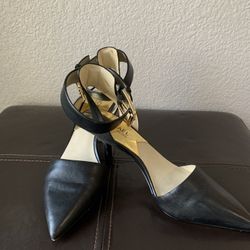 Heels -Michael Kors Leather Ankle Strap
