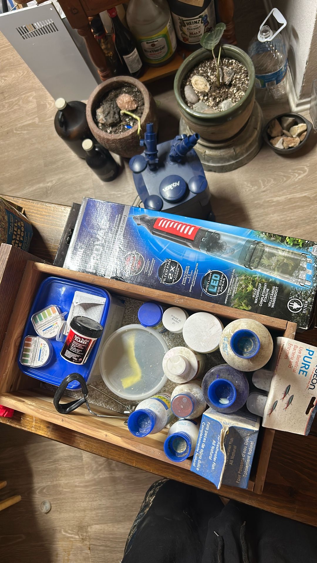 Fish Tank Equipment And Liquids