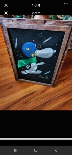 Vintage velvet Snoopy