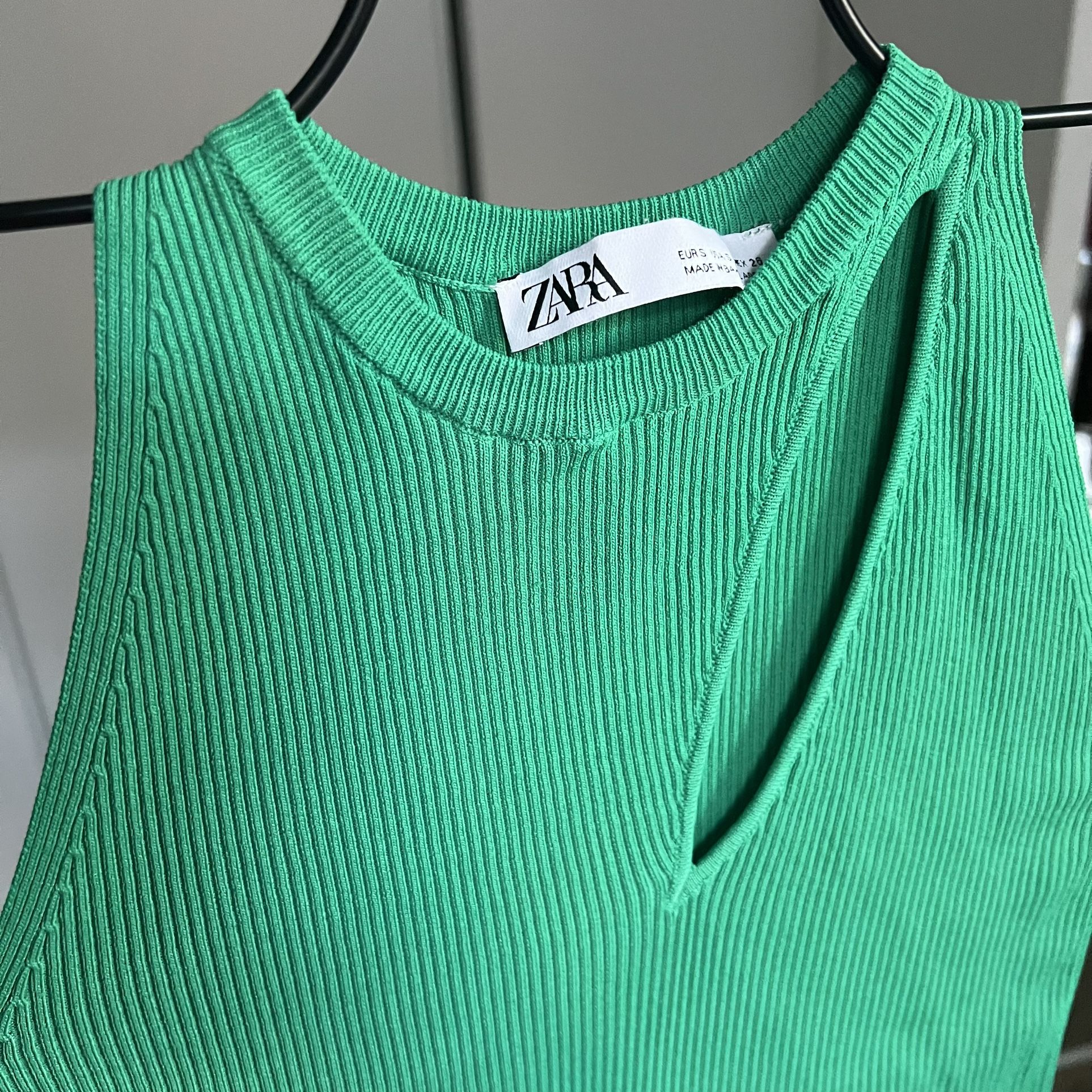 Green Zara Halter Top $10 or Skirt $20