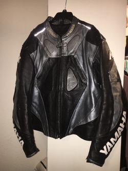 Yamaha themed motorcycle jacket