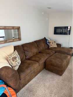 Pull-out Couch and Ottoman for sale