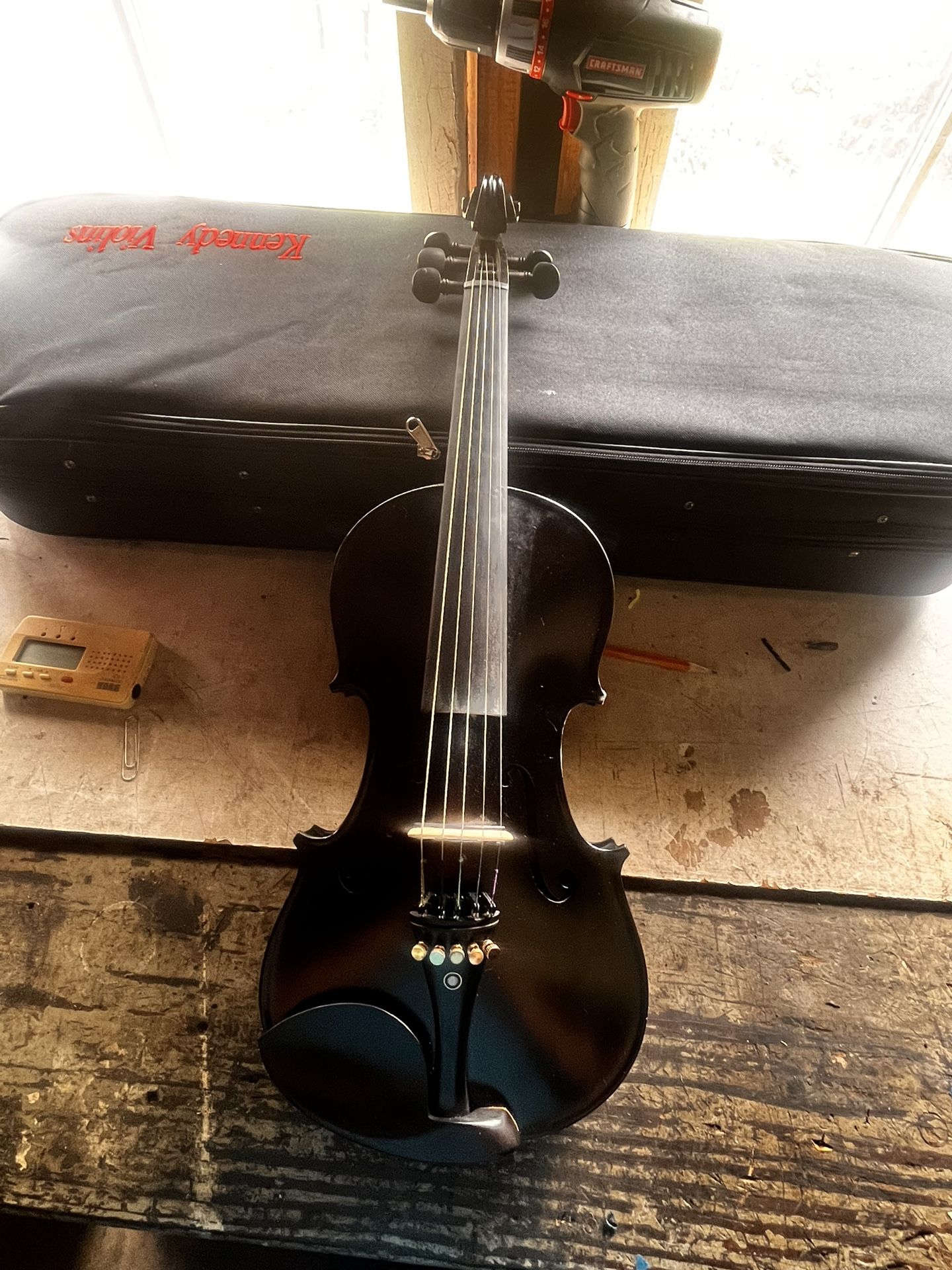 4/4 Violin Acoustic Electric