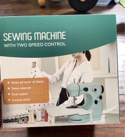 Mini Sewing Machine for Beginner with Eco-Friendly Material, Dual Speed Portable Sewing Machines with Extension Table, Light - Easy to Use, Brand New