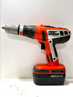 Black & Decker FireStorm FS1800D 18V Cordless Drill Driver FS18BX Battery