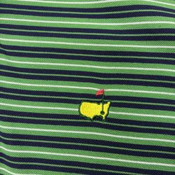 Masters Golf Polo Shirt Large With Masters Logo 100% Pima Cotton