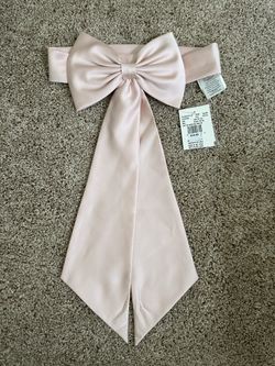 Satin Sash Bow Petal Color