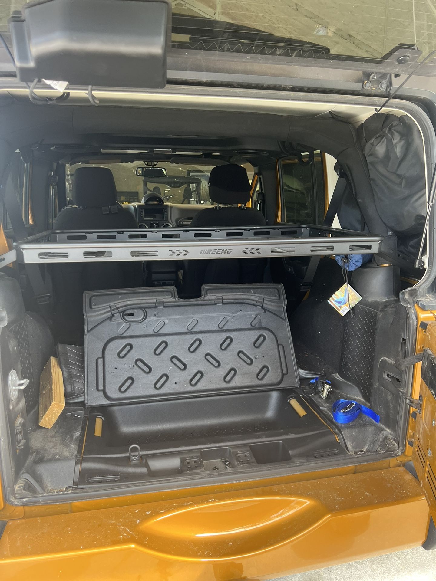 Jeep Wrangler Rear Basket / Tray Cargo Rack