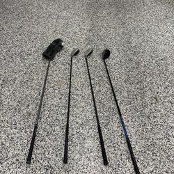 Used Golf Clubs Three 3 Woods And One 4 Wood