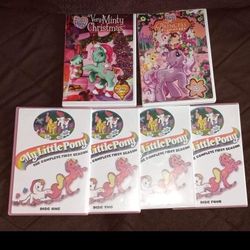 lot of 6 "My Little Pony" dvds $3 for ALL!
