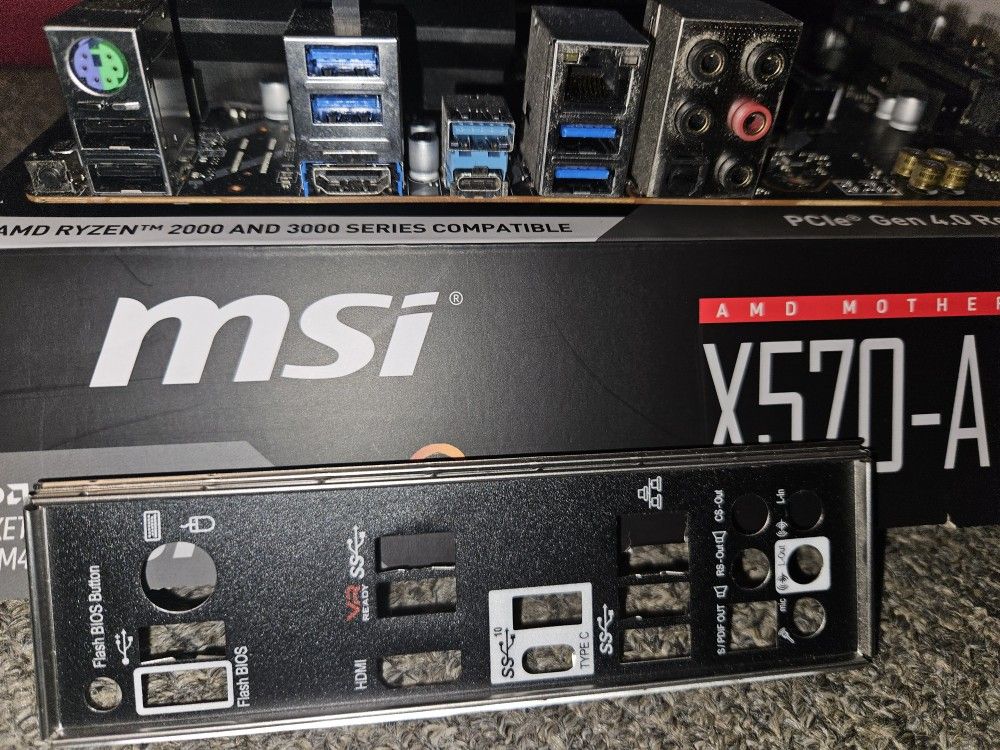 AMD Ryzen 5 5600X 3.7 GHz 6 Cores, MSI x570-A PRO, Corsair Vengeance 16GB 3200