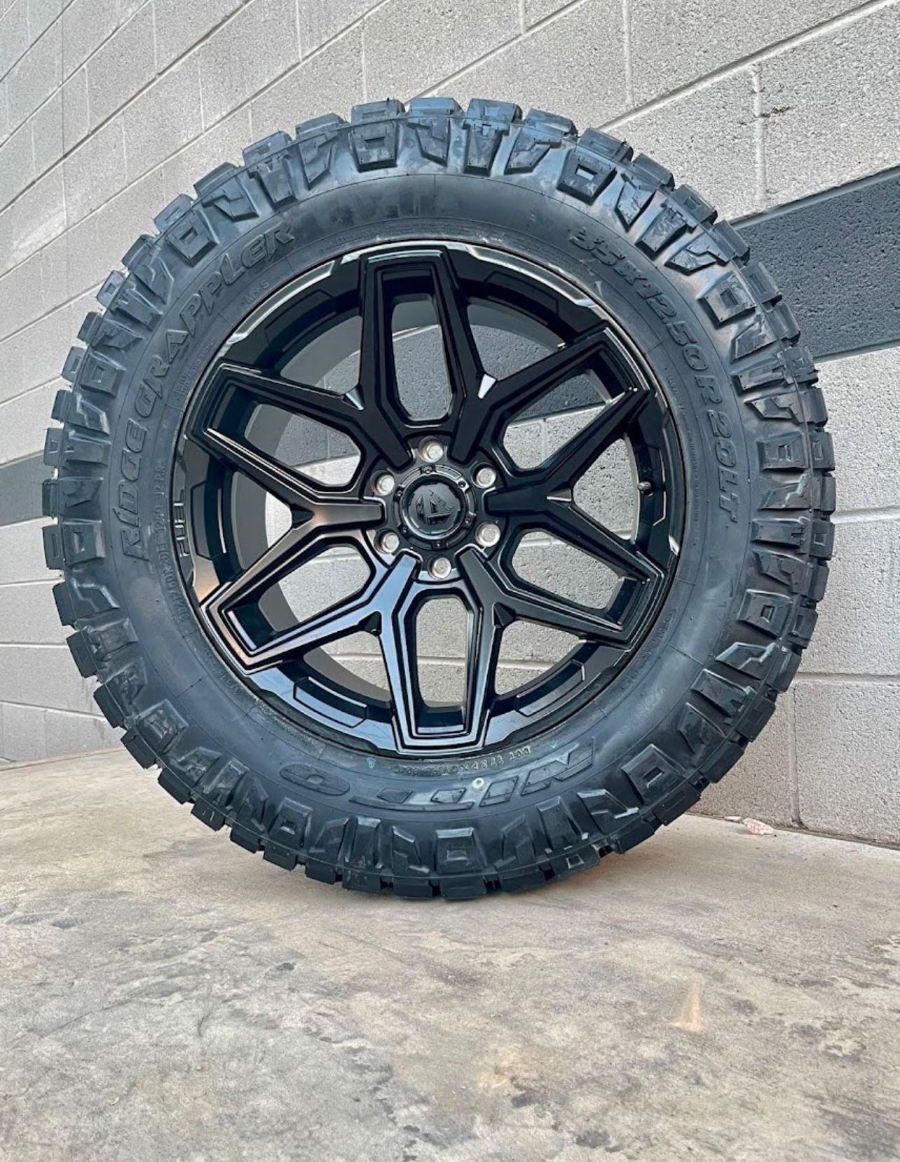 On-Sale Fuel 20x10 6x139.7 Wheels & NITTO 33x12.50-20 Ridge Grappler Tires .We Finance..