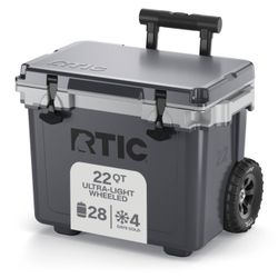 New RTIC's 22 QT  Wheeled Cooler.