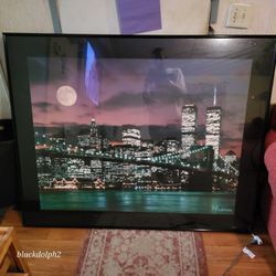 City Lights  Picture Of The Twin Towers $125
