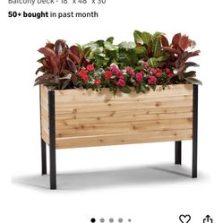 Elevated Earth Cedar Planter Box