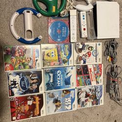 Nintendo Wii + 10 Games (hablo Espanol)