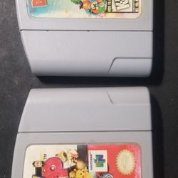 Nintendo 64 N64 Games Pokemon Snap & Diddy Kong Racing 3