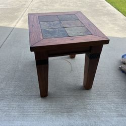 Sofa side and center tables. Two items