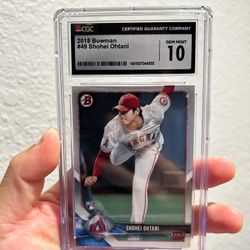 Shohei Ohtani Bowman 2018 CGC 10 