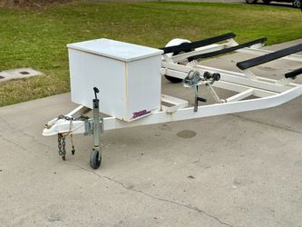 2003 Zieman Double Ski Trailer w front storage