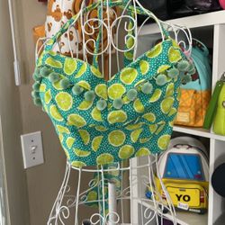 Pinup Halter Lemon Top 