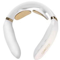 White SKG Neck Massager K6 GB - Portable Wireless Pain Relief Device