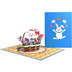 Easter 3D Pop-up Greeting Card with Envelope 
