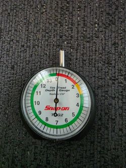 Snap on tread depth guage