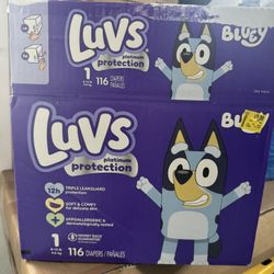 Luvs Pampers Size 1 -116 Diapers 💥$20💥