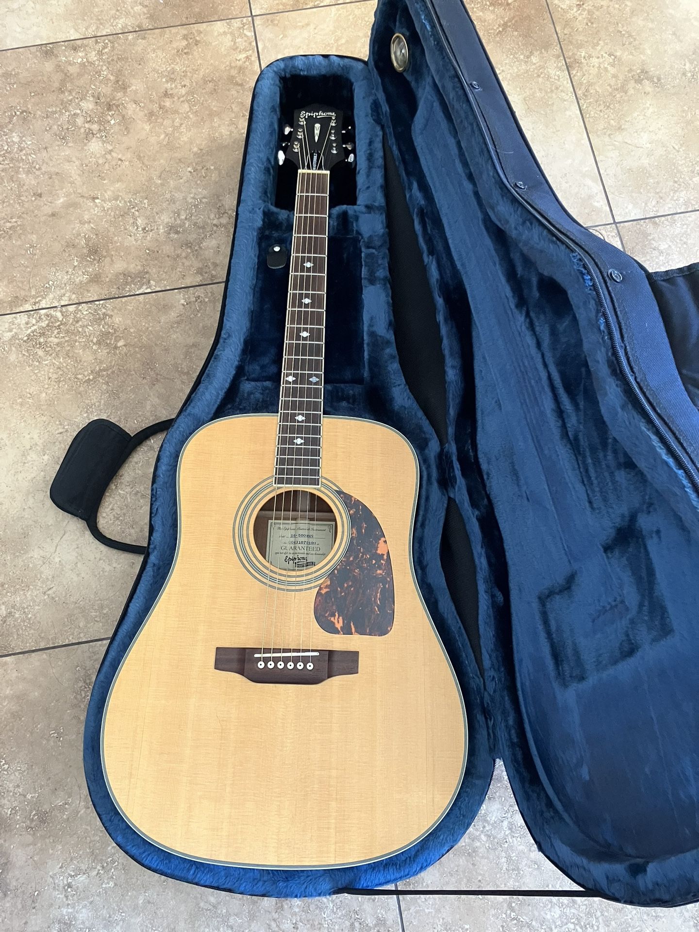 Epiphone Masterbilt DR-500MNS Acoustic Guitar
