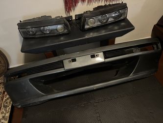 S13 Silvia Q’s Front Bumper and triple Projector Headlights