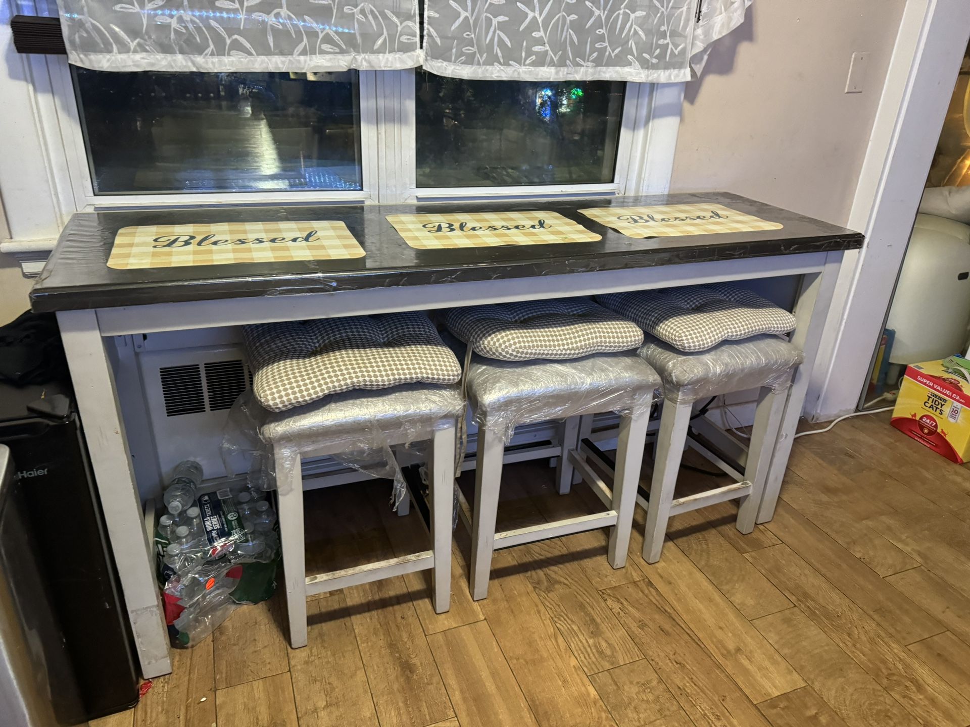 Breakfast Table And Two Stools