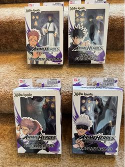 Anime Heroes 4 figure lot