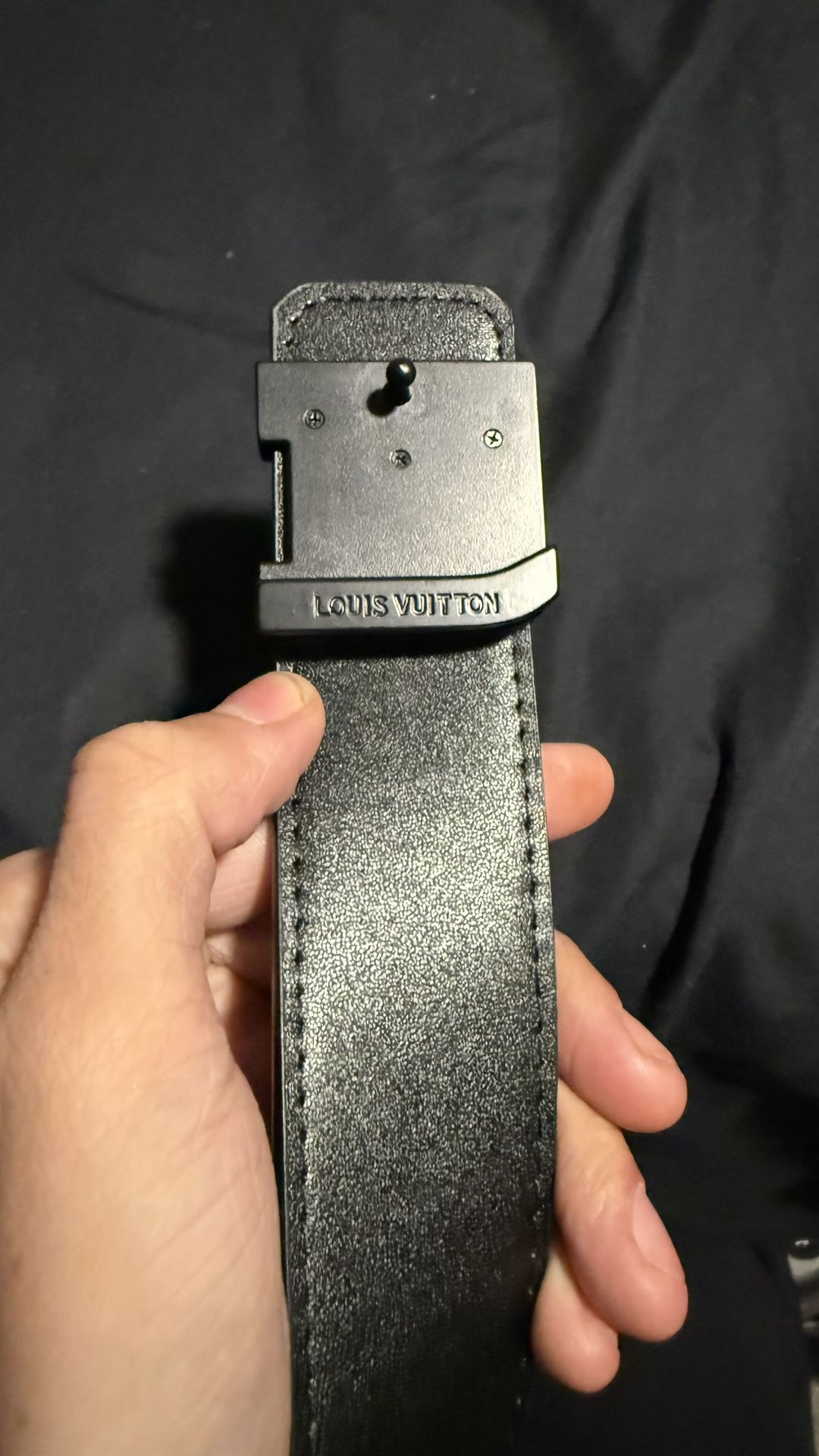 Black LV belt