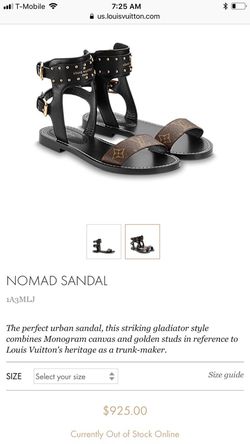 louis vuitton nomad sandals, Off 76%