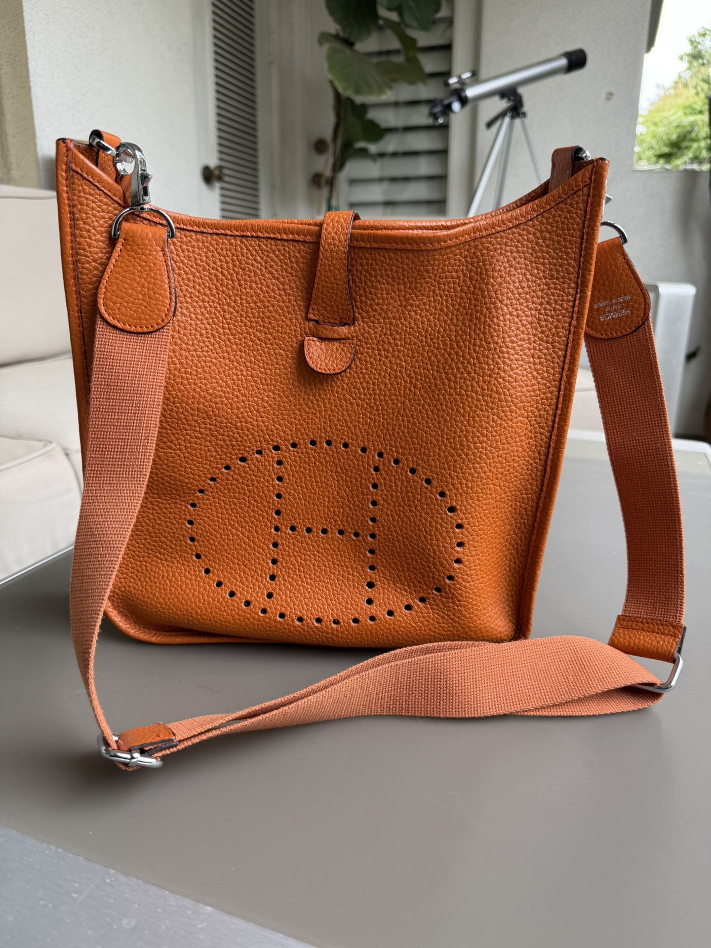 Hermes Orange Bag