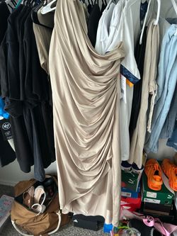 Gold dress