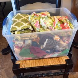 Tote Full Of Fabric 