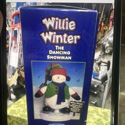 Willie Winter Snow Man Musical Dancing 