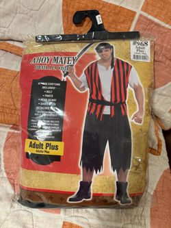 Adult Pirate Costume – Plus Size –