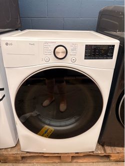 Lg gas white dryer only with warranty