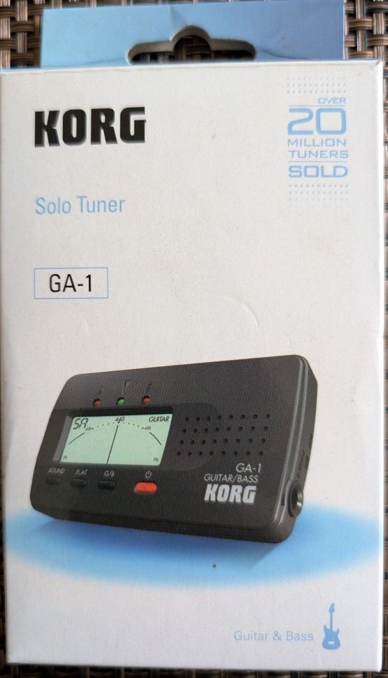 KORG GA-1 Solo Guitar and Bass Tuner NEW in the Package