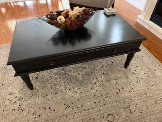 Wooden coffee table