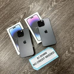 Apple Iphone 14 Pro Max 5G -PAYMENTS AVAILABLE FOR AS LOW AS $1 DOWN - NO CREDIT NEEDED