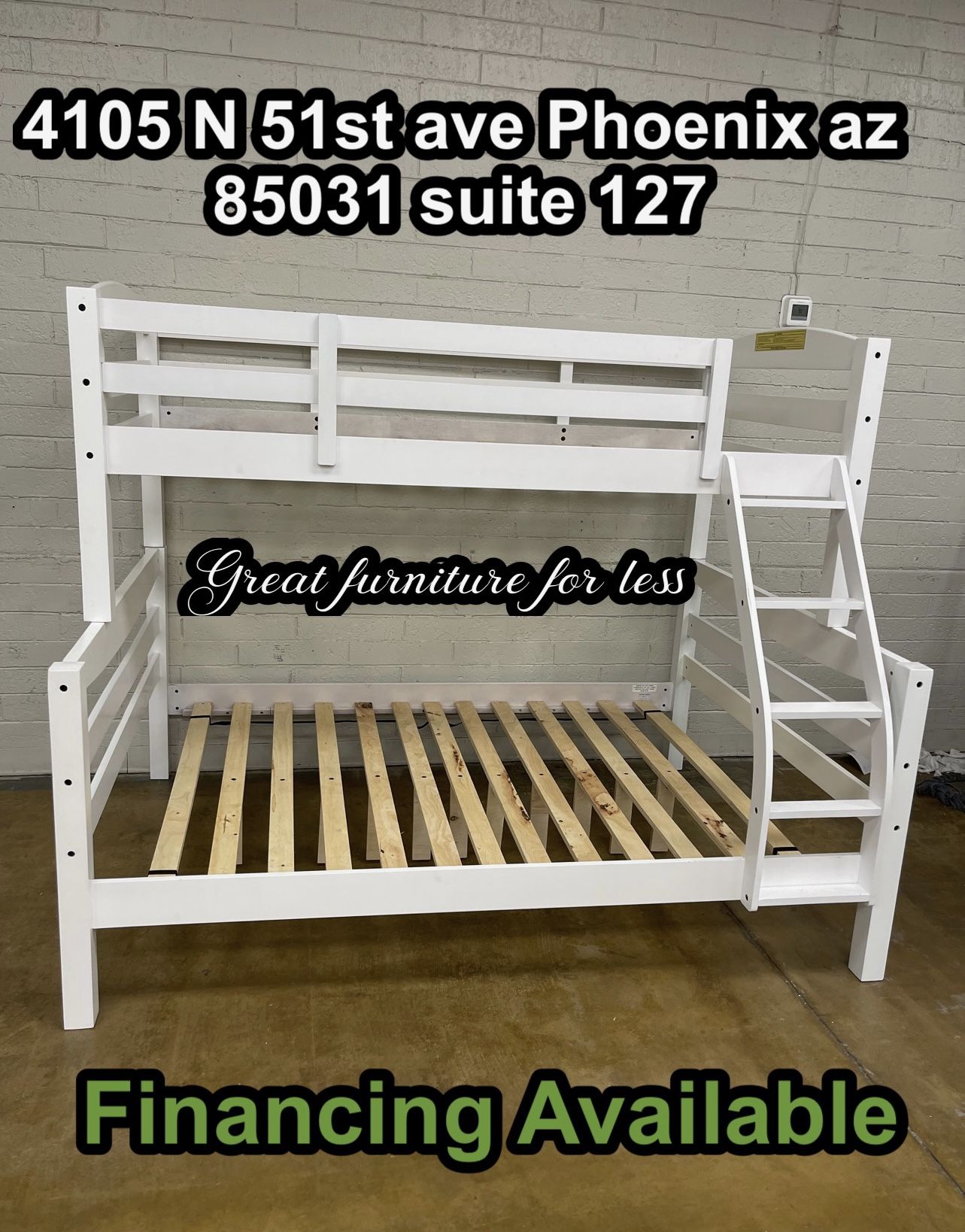 Bunk Bed Twin Over Full Brand New