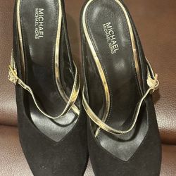 Michael kors black heel shoes. Size 9
